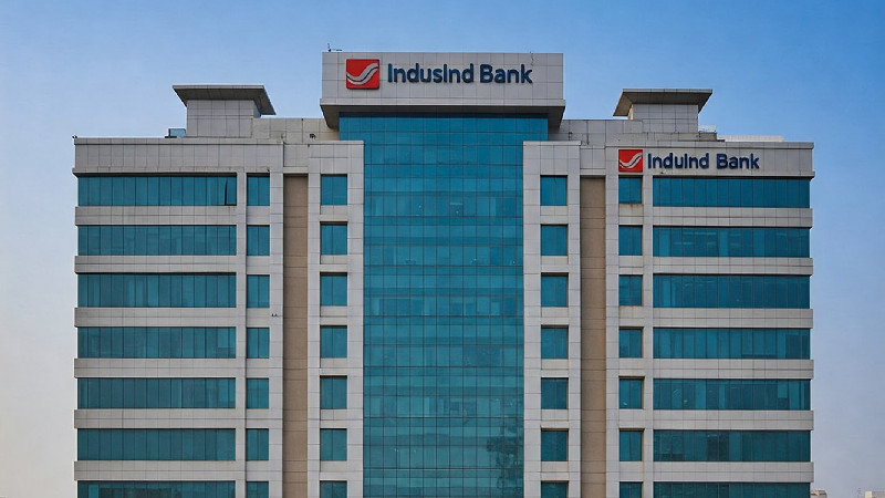 IndusInd Bank stock gains 3% as Deputy CEO Arun Khurana resigns citing trading issues.