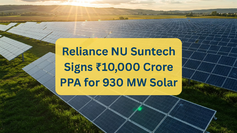 Reliance Power inks ₹10,000 crore deal for 930 MW solar and 1,860 MWh BESS with SECI