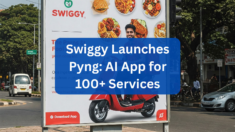 Swiggy's AI-powered Pyng app offers professional services like fitness, therapy, and education.
